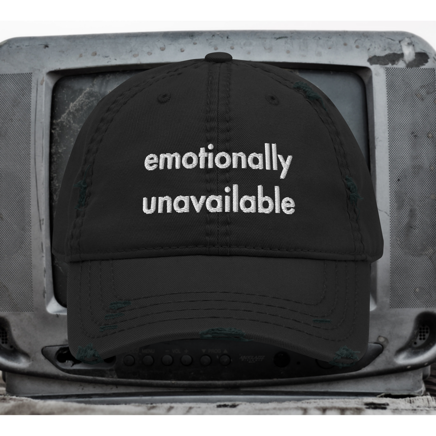 "emotionally unavailable" hat